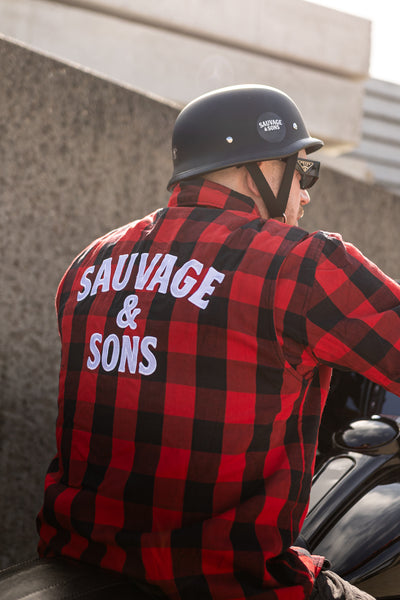 Flannel Motorcycle Jacket with Aramid Protection | Sauvage & Sons
