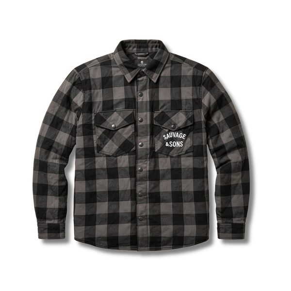 Flannel Motorcycle Jacket with Aramid Protection | Sauvage & Sons